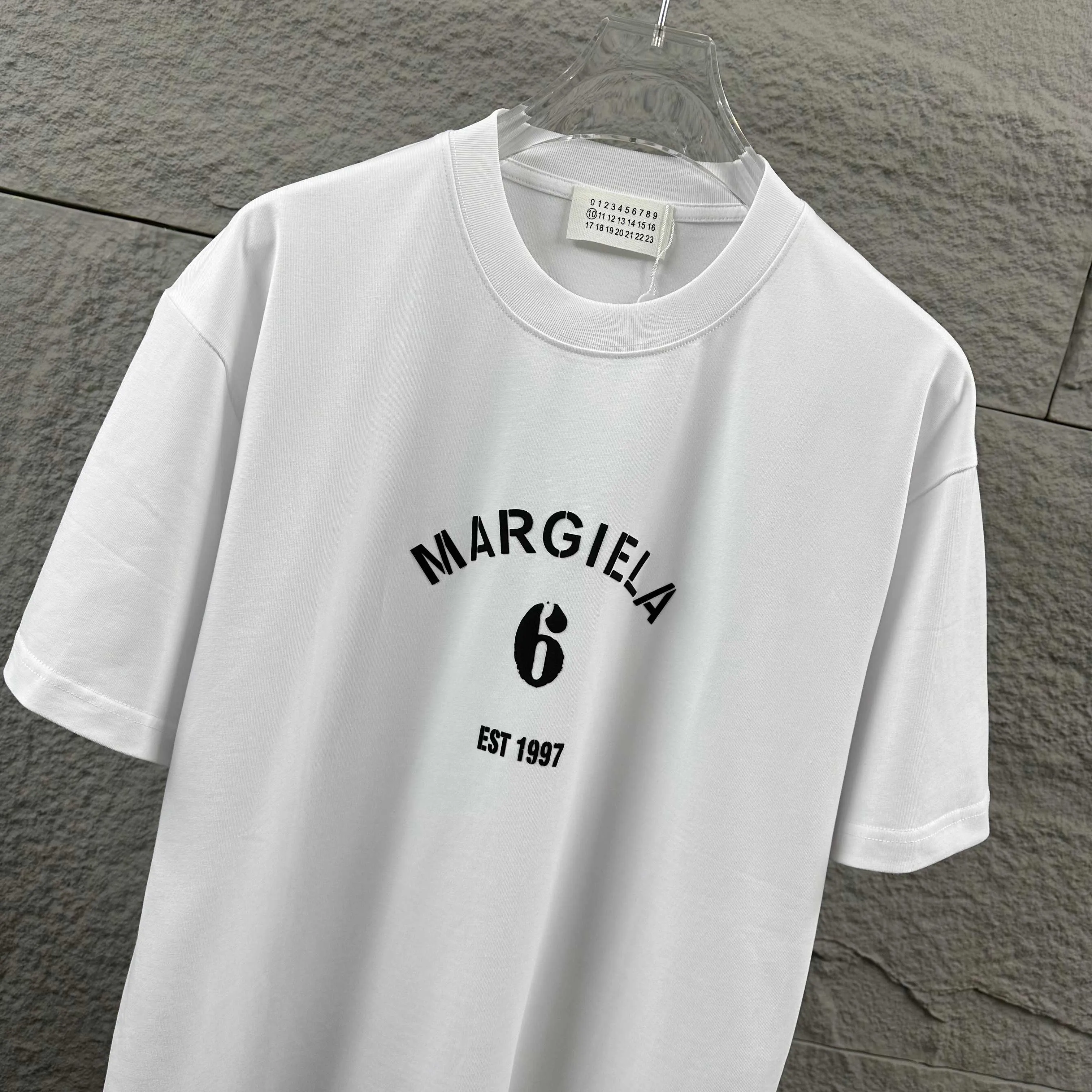 MM 6 * 2026 New Arrival mm 6 Classic T Same Style. ：White Black Size： S （90-130 ） M （120-150 ） L （140-165 ） XL （160-180 ） XXL （180-210 ）